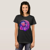 Mystische Himmelssonne und Mond T-Shirt (Vorne ganz)