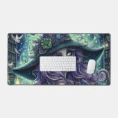 Mystische Himmlische Hexe Schreibtischunterlage (Tastatur & Maus)