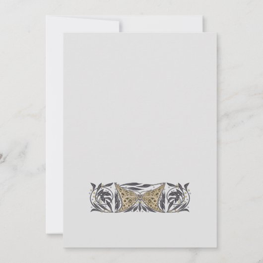 Mystische Hochzeit der Himmelskunst Save The Date (Rückseite)