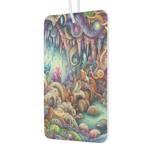 Mystische Höhle farbenfrohe Juwelen Autolufterfrischer (Links)