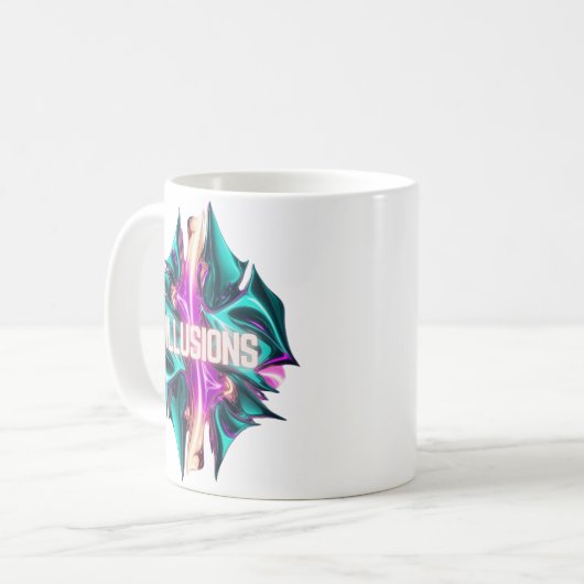 Mystische Illusionen Kaffeetasse (Vorderseite Links)