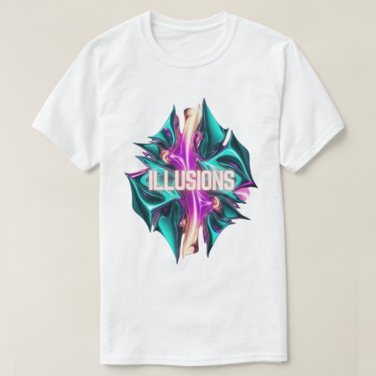 Mystische Illusionen T-Shirt (Design vorne)