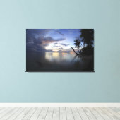 Mystische Inselsphäre Leinwanddruck (Insitu (Holzboden))