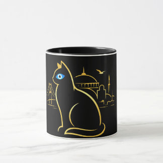 Mystische Istanbul Katze Tasse