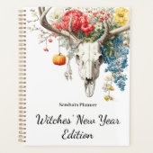 Mystische Jahreszeiten | Samhain Grimoire Buch der Planer (Vorderseite)