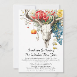 Mystische Jahreszeiten | Samhain Hexens neues Jahr Einladung