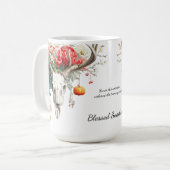 Mystische Jahreszeiten | Samhain Witchy Design Kaffeetasse (Vorderseite Links)