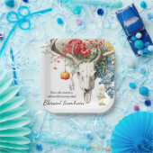 Mystische Jahreszeiten | Samhain Witchy Design Pappteller (Party)