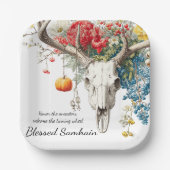 Mystische Jahreszeiten | Samhain Witchy Design Pappteller (Vorderseite)