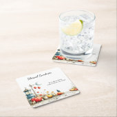 Mystische Jahreszeiten | Samhain Witchy Design Rechteckiger Pappuntersetzer (Vor Ort)