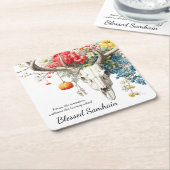 Mystische Jahreszeiten | Samhain Witchy Design Rechteckiger Pappuntersetzer (angewinkelt)