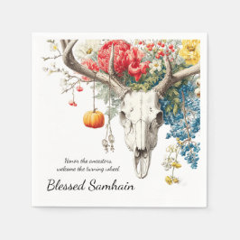 Mystische Jahreszeiten | Samhain Witchy Design Serviette