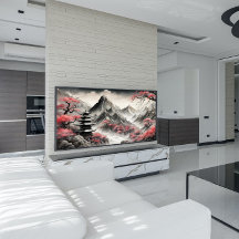 Mystische japanische Berge