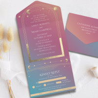 Mystische Jewel Gold Celestis Sun Moon Stars