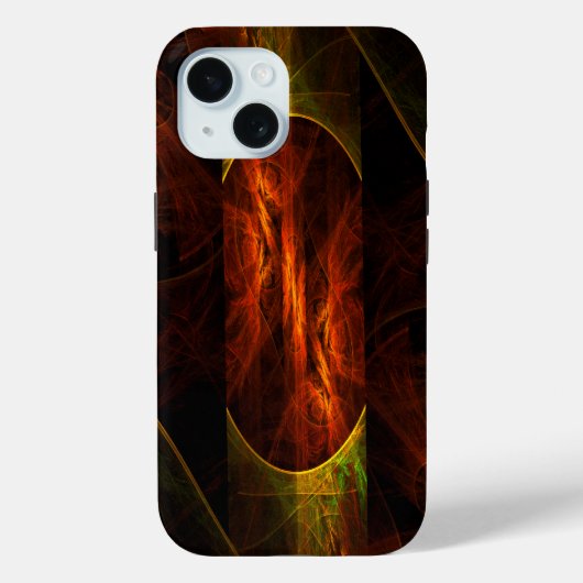 Mystische Jungle Abstrakte Kunst Case-Mate iPhone Hülle (Rückseite)