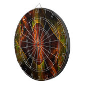 Mystische Jungle Abstrakte Kunst Dartscheibe (Vorderseite rechts)