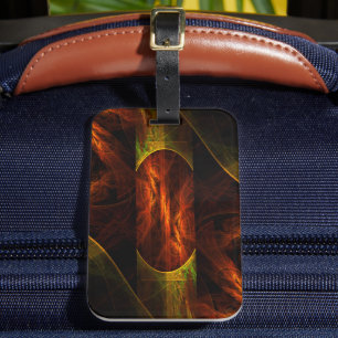 Mystische Jungle Abstrakte Kunst Gepäckanhänger