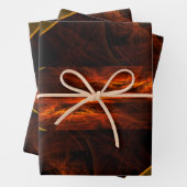 Mystische Jungle Abstrakte Kunst Geschenkpapier Set (Beispiel)