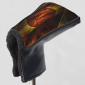 Mystische Jungle Abstrakte Kunst Golf Headcover (3/4 Vorderseite)