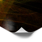 Mystische Jungle Abstrakte Kunst Poster (Ecke)