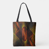 Mystische Jungle Abstrakte Kunst Tasche (Rückseite)