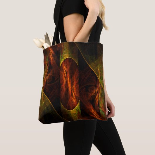 Mystische Jungle Abstrakte Kunst Tasche (Von Nahem)