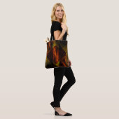 Mystische Jungle Abstrakte Kunst Tasche (Am Model)