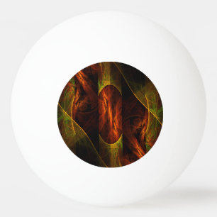 Mystische Jungle Abstrakte Kunst Tischtennisball