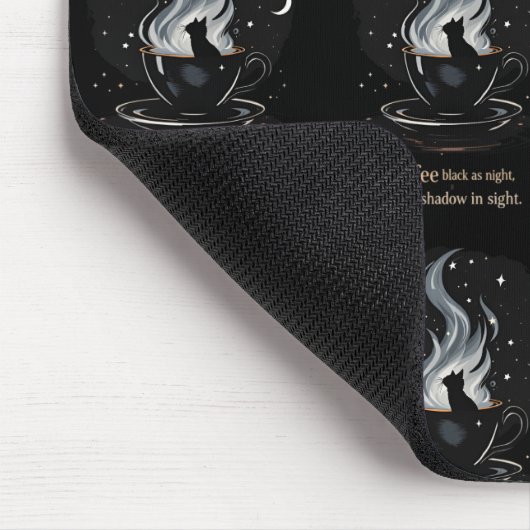 Mystische Kaffeekasse Mousepad (Ecke)