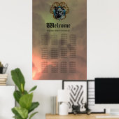 Mystische Katze Ägyptens, schwarz wie Nacht Poster (Heimbüro)