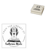Mystische Katze aus der Bibliothek des Buches Gummistempel (Stempel)