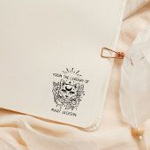 Mystische Katze aus der Bibliothek Gummistempel