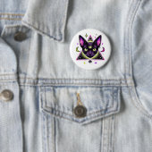 Mystische Katze Button (Beispiel)