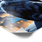 Mystische Katze Fotodruck (Ecke)