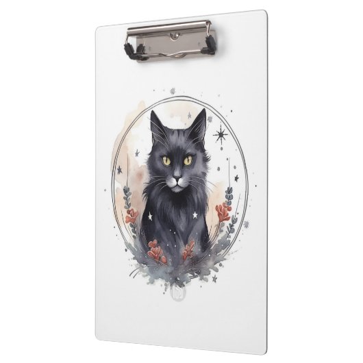 Mystische Katze Klemmbrett (Links)