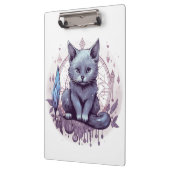 Mystische Katze Klemmbrett (Links)