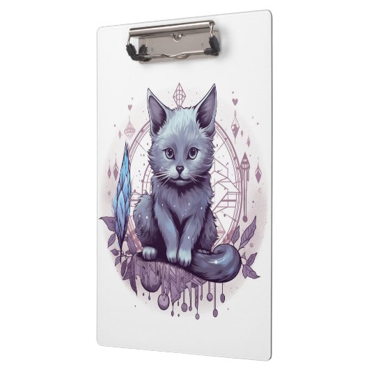 Mystische Katze Klemmbrett (Links)