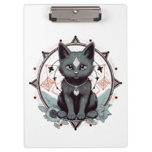 Mystische Katze Klemmbrett