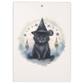 Mystische Katze Klemmbrett (Rückseite)