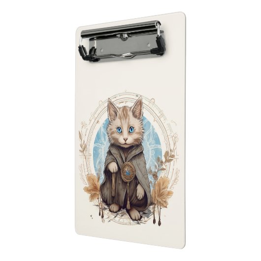 Mystische Katze Mini Klemmbrett (Gewinkelt2)