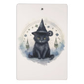 Mystische Katze Mini Klemmbrett (Rückseite)