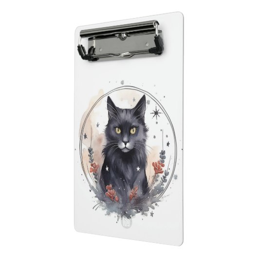 Mystische Katze Mini Klemmbrett (Gewinkelt2)