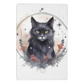 Mystische Katze Mini Klemmbrett (Rückseite)