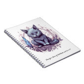 Mystische Katze Notizblock (Rechte Seite)