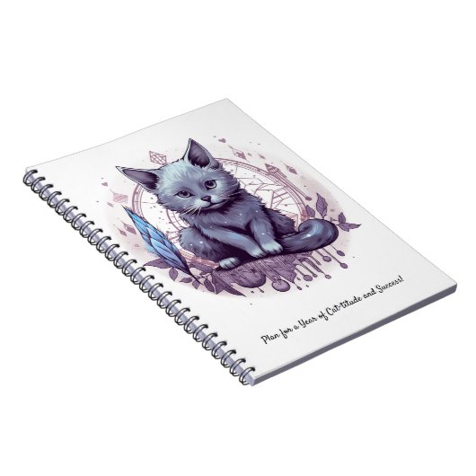Mystische Katze Notizblock (Rechte Seite)