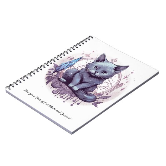 Mystische Katze Notizblock (Linke Seite)