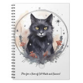 Mystische Katze Notizblock (Vorderseite)