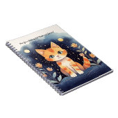 Mystische Katze Notizblock (Rechte Seite)