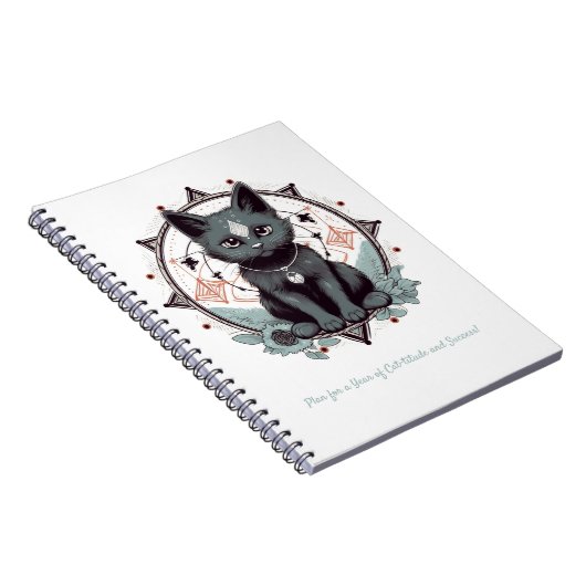 Mystische Katze Notizblock (Rechte Seite)