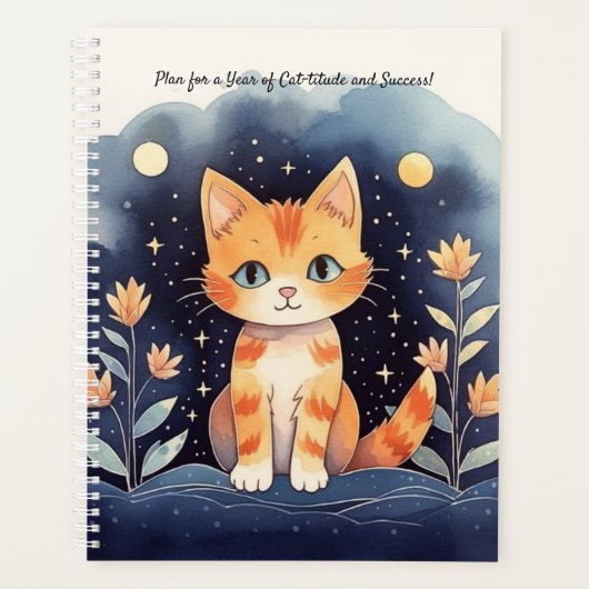 Mystische Katze Planer (Vorderseite)